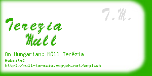 terezia mull business card
